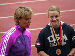 Steffi Nerius und deutsche Meisterin 2012
